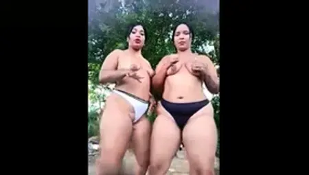 Two Cute And Chubby Girls Pissing In Each Other's Faces