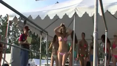 Bikini Contest Gets Hot In No Time