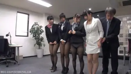Wild Office Orgy With A Lot Of Japanese Babes Who Crave For Fucking