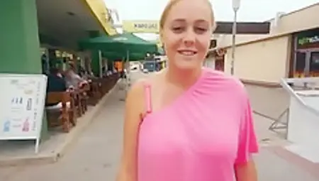Cash For Sex Pretty Girl With Huge Natural Boobies