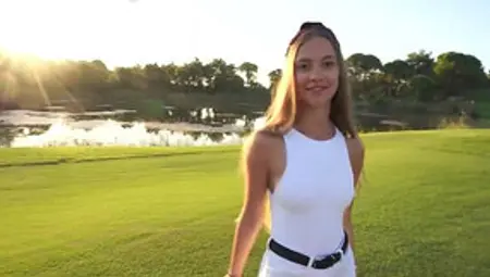 Young Perky Chick Want Be Dicked Hard After Golf