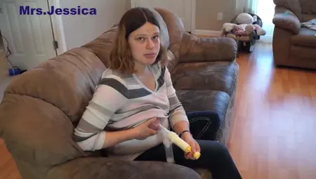 Mrs. Jessica The Cow Gets Her Boobs Pumped