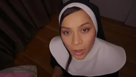 Demon Possessed Nun Sucks The Soul Out Of Your Slong - Meana Wolf