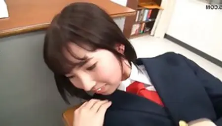 Cute Japanese Teen Get Fucked In The Classroom, On Sexual Education Class In Front Of Others