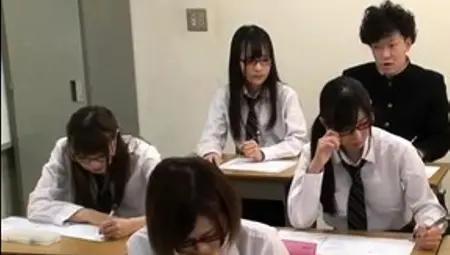 Japanese Bus Girls In Uniform Public 240293