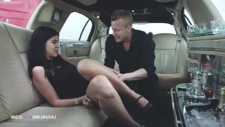 Passionate Fucking In The Back Of The Limo With Sexy Lady Dee