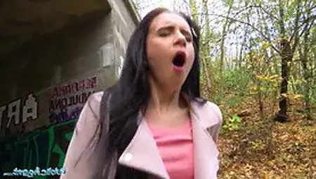 Public Agent Jaw-dropping Dark Haired Lady Fucks And Sucks To Make Ex Envious