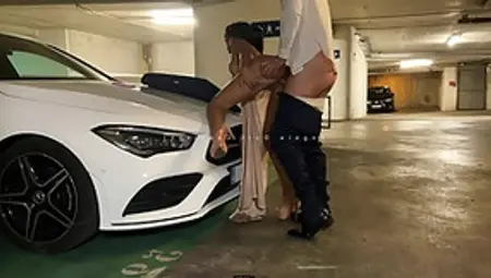 Angela Doll - Too Horny Guy Cums In My Pussy While He Fucks Me In Underground Parking Lot