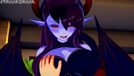 FUCKING THE SEXIEST SUCCUBUS EVER WITH LONG MELONS AND TIGHT TWAT - CARTOON ANIME UNCENSORED