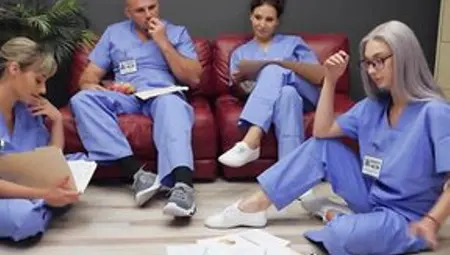 Colleagues Won't Let Noob Nurse Get Banged In Piece