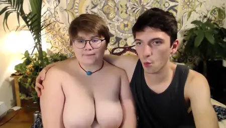Fat Teen With Glasses Rides A Cock And Swallows A Hot Load