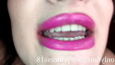 Princess18 Bondage Mouth Tour Close Up