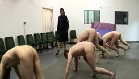Femdom Prison Officers Giving Punishment