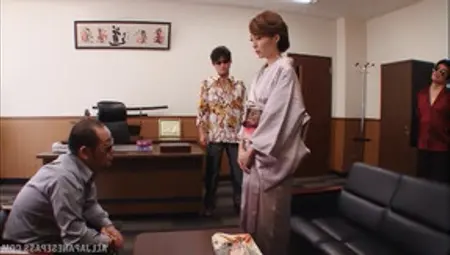 Husband Is Watching His Wife Kaede Fuyutsuki Fucking With Another Man