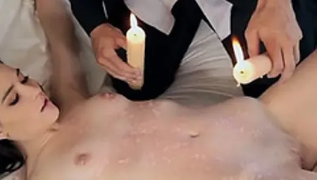 Hot Candle Wax And A Nice Special Fuck What She Likes