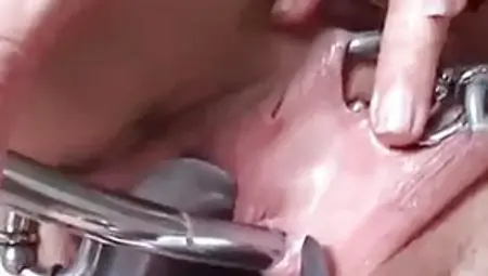 My Gaping Pierced Pussy Stretched