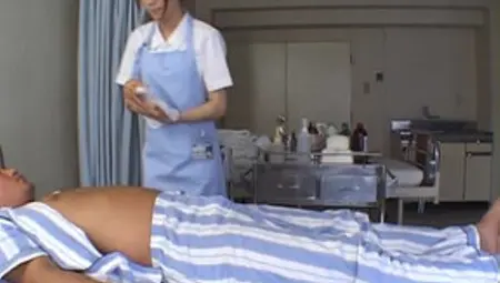Miyu Only Does Her Nurse Duty To Get To Suck Cock