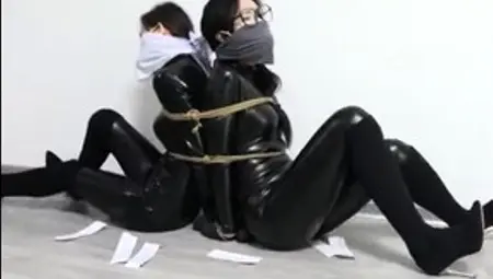 Policewoman Tied Up
