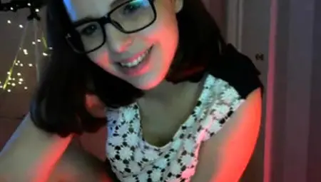 Hottest Amateur Brunette 19yo Teen Rides Her Dildo On Webcam