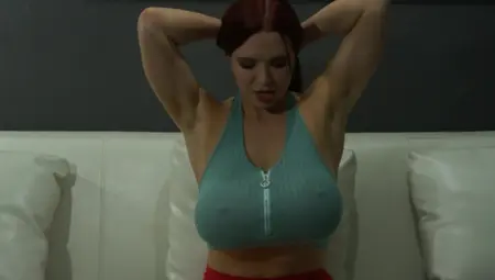 Nipples Play And Couch Porn My Big Fake Tits Turn You Into A Horny Pervert, Big Boobies