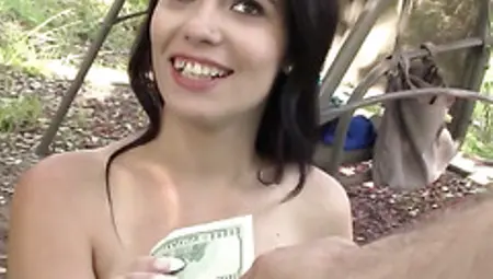 Paying For Her Tits And Pussy In The Wild