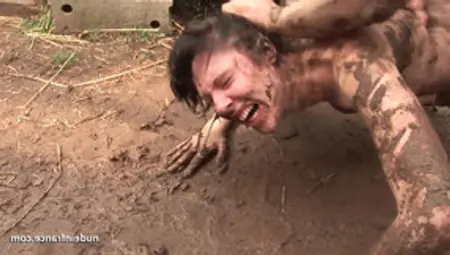 Nude Mud Wrestling And Anal Sex Punishment Outdoors