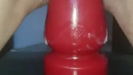 Stretching My Wet Vagina On Super Big Dildo, Giant Plug And Sexy Fisting
