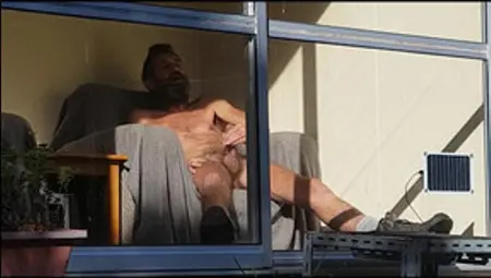Filmed Nextdoor Neighbour Wanking At Window