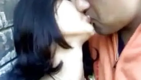 He Just Love Kissing His Sweet Looking Indian Girlfriend