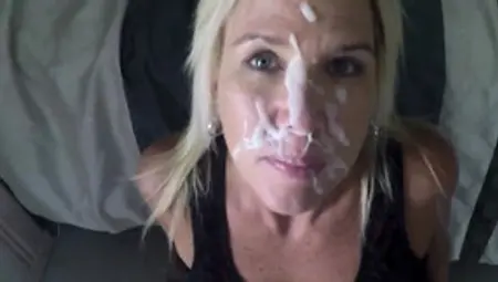 Mom Does A Handjob Not To Her Son And Cum On Her Face