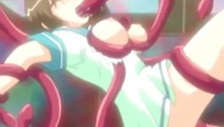 Hentai Coed Gets Caught And Humiliated By Kinky Tentacles