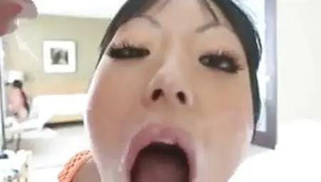 Asian Throat Fuck