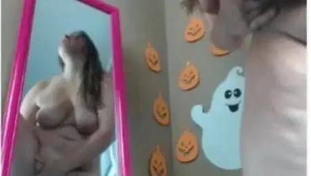 Extreme Standing Squirt X4 On Mirror