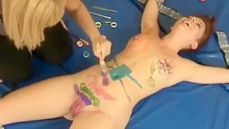 Body Paint Tickling 3