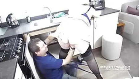 The Plumber Gets This Matures Big Tits Out