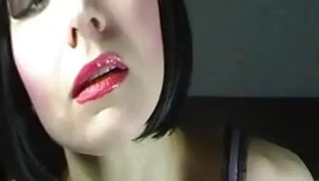 Lipstick Mouth Tongue Fetish