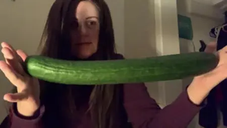 Look At This Massive English Cucumber!!!! (Super Soft Attempt!)