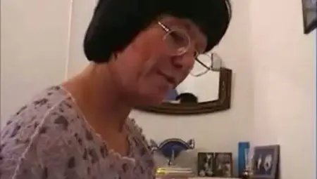 MILF With Glasses Gets Fucked Deep Anal