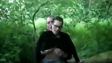 Sucking A Guy In The Woods