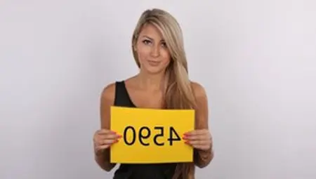 Cute Young 21yo Girl Is Not Sure About Hard Infront Of Camera