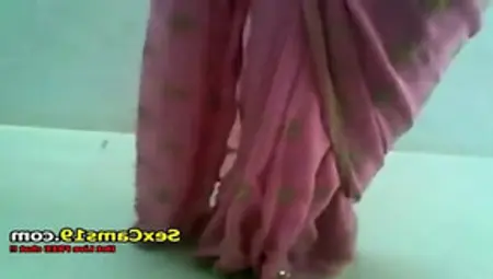 Cute Indian Desi Girl In Pink Saree Sucking And Fuck