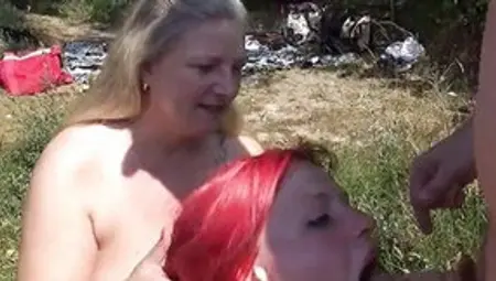 Filthy 19 Year Old Sluts And Mom Were Used Inside Outdoor By