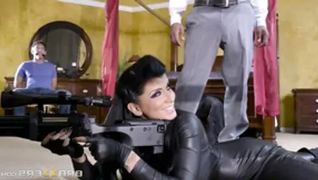 Raven-haired Chick Romi Rain Is Being Created For Hardcore Anal Fuck